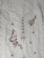 Luxeity Ivory Elegance Embroidered Premium Three-Piece Suit for Women - Image 2